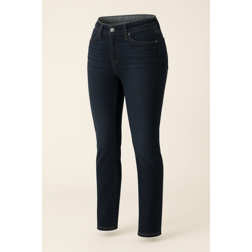 Paige Skyline‎ Straight Leg Jeans 28  Dark Wash  Mid Rise Premium Denim